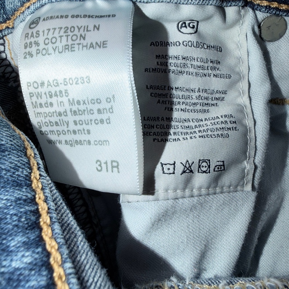 AG Adriano Goldschmied Farrah Skinny Ankle Jeans: 31 - Picture 3 of 6